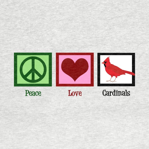 Peace Love Cardinals by epiclovedesigns